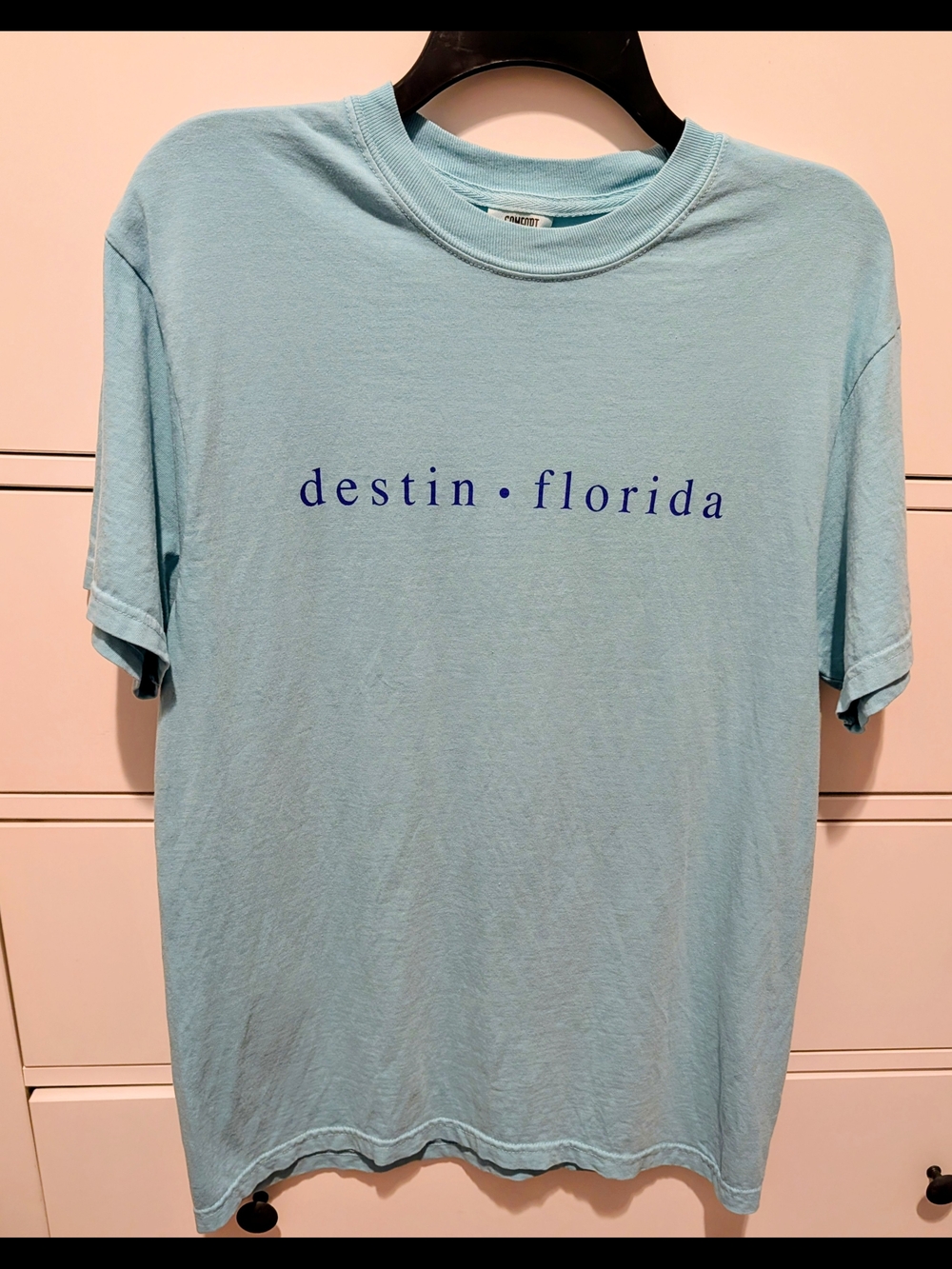 Destin Florida Turquoise Blue Souvenir T Shirt